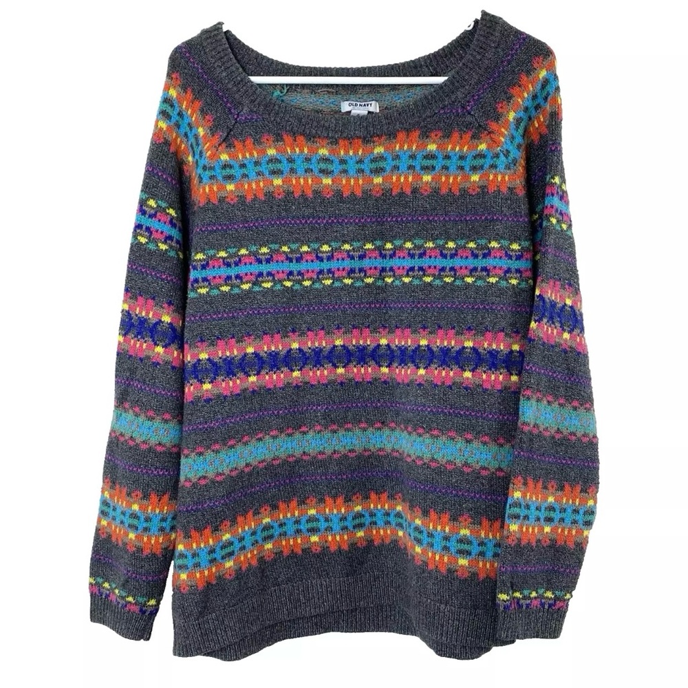 Old Navy Fair Isle Sweater - XL